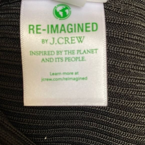 J. Crew Ribbed Squareneck Sweater Dress in Black Size Small NWT - Picture 13 of 13